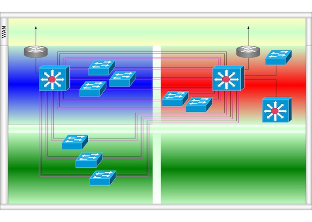 A diagram illustrating Solana's network architecture with highlighted areas showing potential congestion points such as the leader election process and transaction processing units.