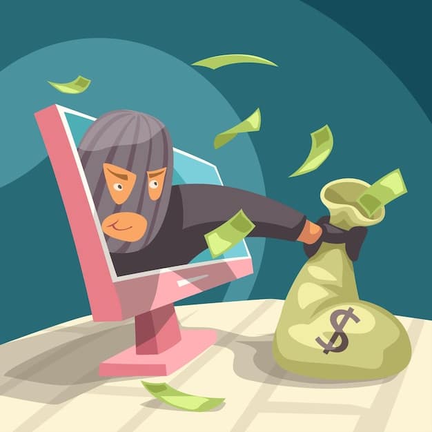 A graphical representation of a flash loan attack, depicting a loan being taken out, rapidly manipulating a DeFi protocol, and then being paid back within the same transaction. The image emphasizes the speed and complexity of these attacks.