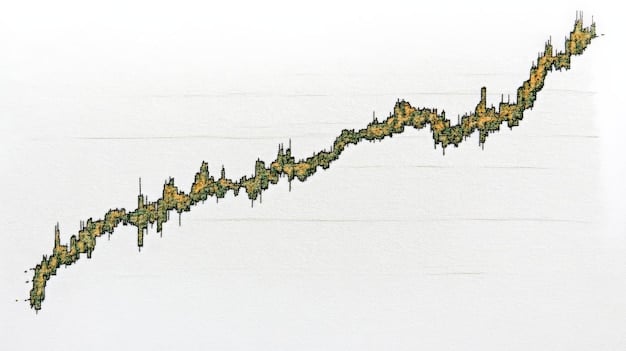 A graph showing a sharp decline in NFT trading volume over the past year, with altcoin prices fluctuating in response. The image should highlight the correlation between NFT market performance and altcoin values.