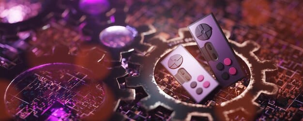 A visual representation of different industries (DeFi, gaming, supply chain) utilizing Solana's token extensions. Each industry could be represented by a distinct icon, linked to a Solana logo, showcasing the versatility of the extensions.