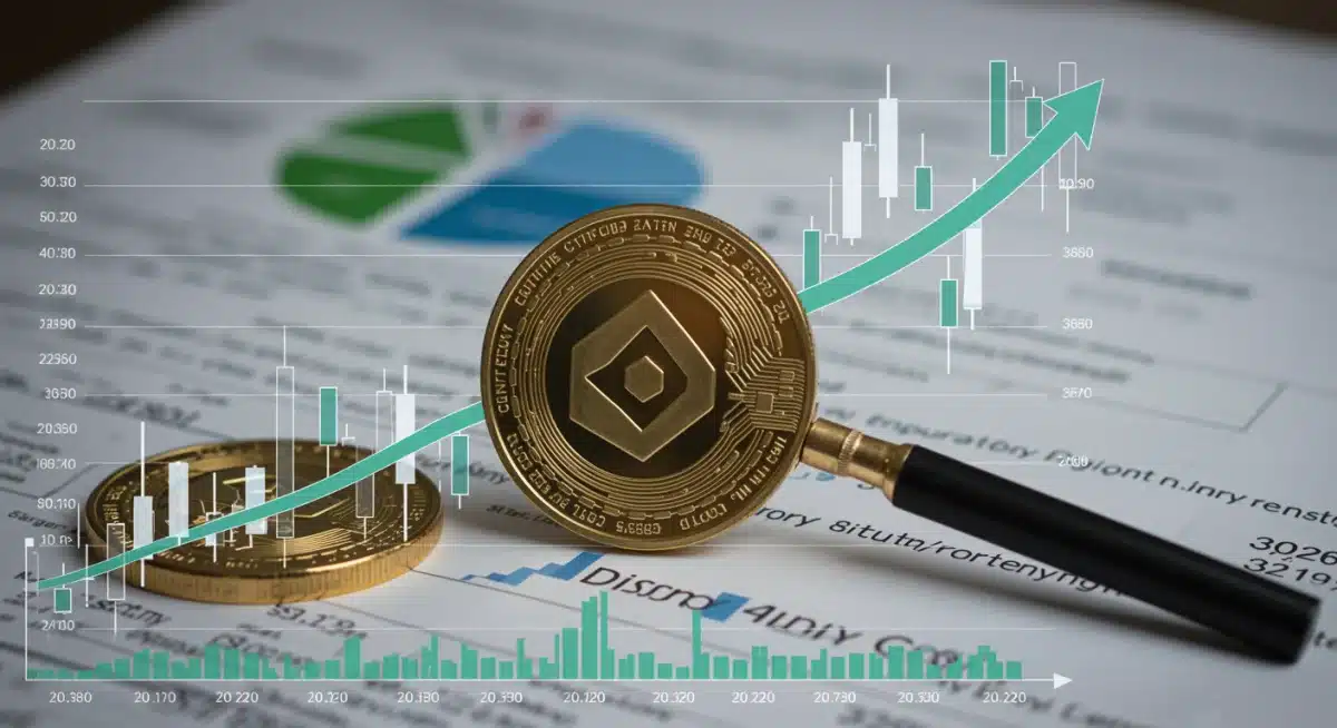 Gráfico de precios de altcoin con tendencia alcista, indicando un repunte del 20% tras regulaciones.