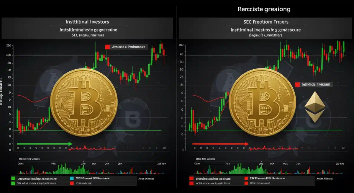 Reacciones del mercado cripto a anuncios de la SEC: inversores y fluctuaciones