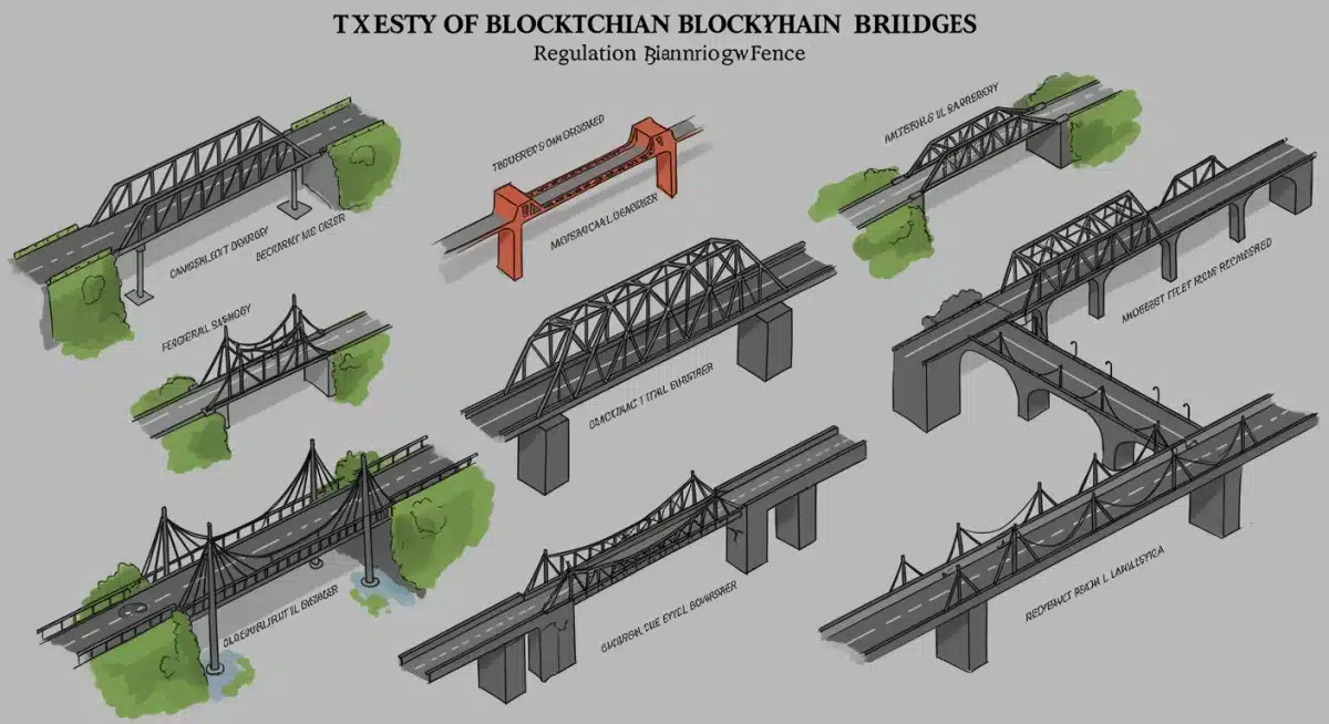 Ilustración de los diversos tipos de puentes blockchain, mostrando sus características y cómo conectan ecosistemas.