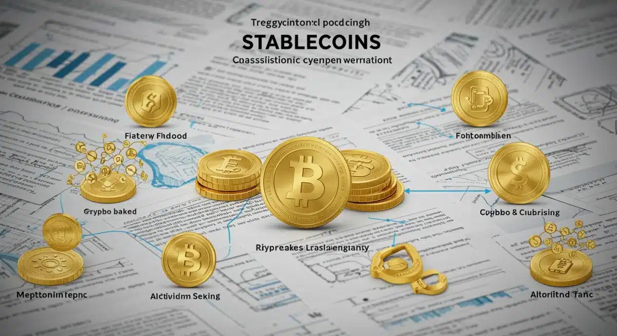 Gráfico explicativo de los tipos de stablecoins y su clasificación regulatoria.
